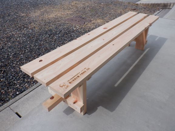 ヒノキベンチ製作実習 | 勝間田高等学校